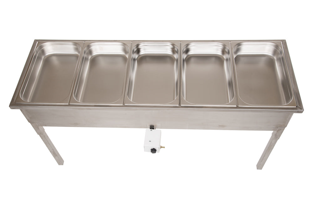 GrillSymbol Gastronomic Chafer XL (Hot Table)
(for 5 pcs 1/1 GN, incl 7 KW gas burner
(Size 170 x 55 x 85 cm)