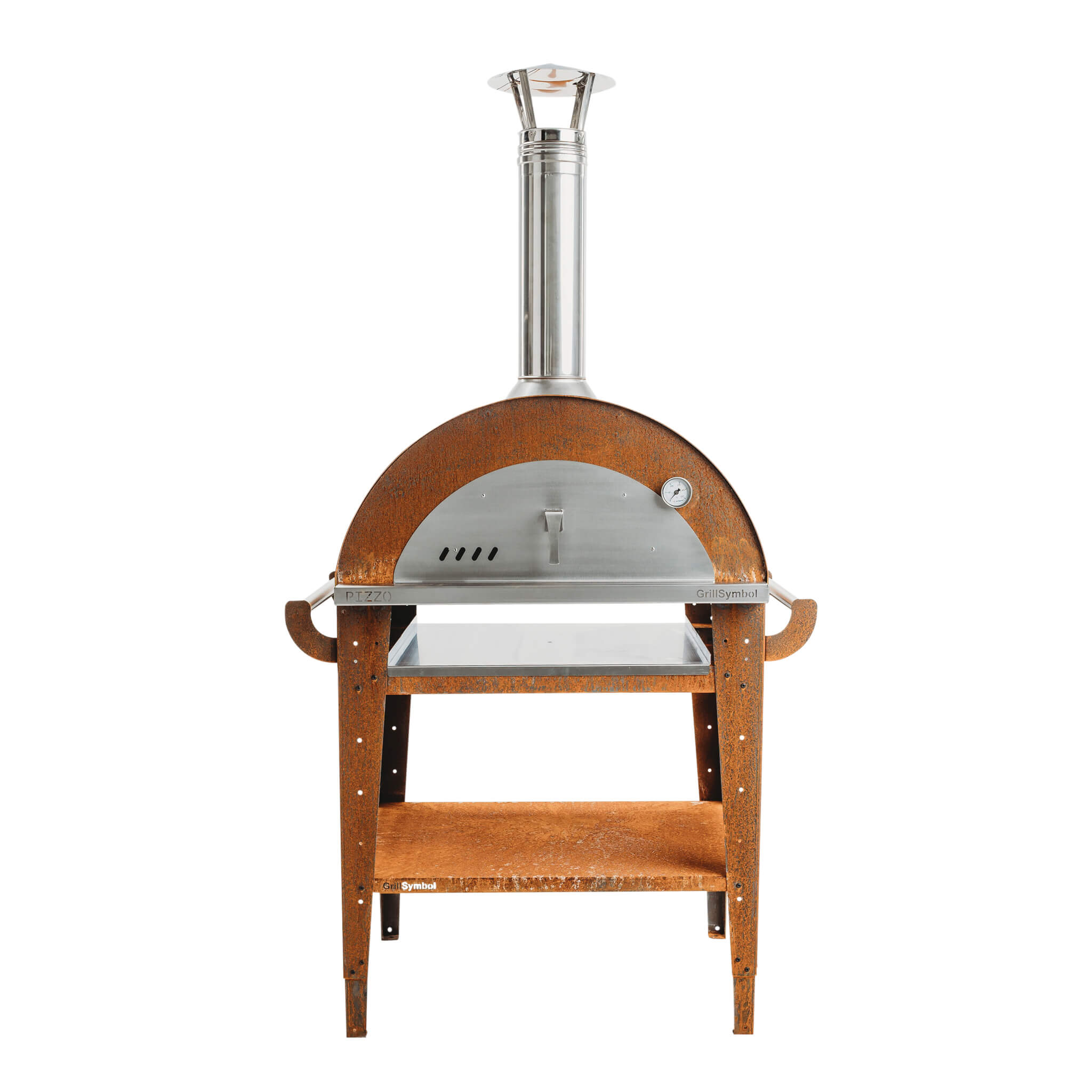 GrillSymbol Wood Fired Pizza Oven with Stand Pizzo-set